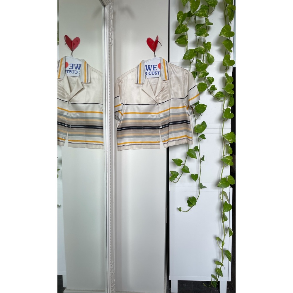 Rag & Bone Cropped Bowling Shirt